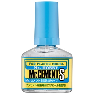 Klej z pędzelkiem do plastiku Mr. Cement S MC-129 40ml Mr. Hobby