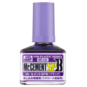 Klej z pędzelkiem do plastiku Mr. Cement SP Black 40ml MC-132