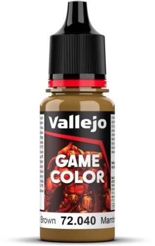 Zdjęcie główne produktu Vallejo 72040 Leather Brown Game Color Farba